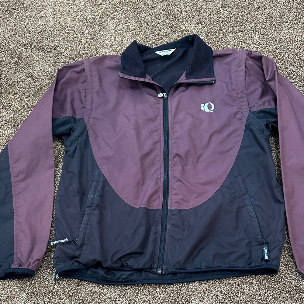 Pearl Izumi Maroon and Black Cycling Jacket